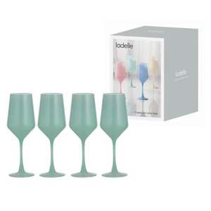 Ladelle mint wine glasses 4pk