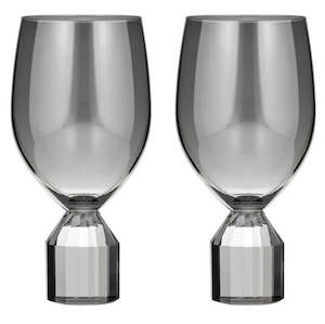 Tempa Ava Wine glass Charcol colour