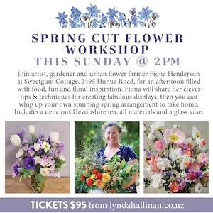 Spring Flower Workshop Sunday September 15