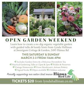 Garden Open Day Saturday March 2