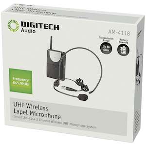 Digitech Channel B UHF Headband Microphone for AM4132