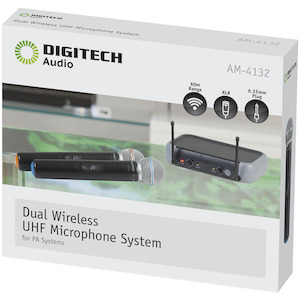 Digitech Dual Wireless UHF Microphone System AM4132