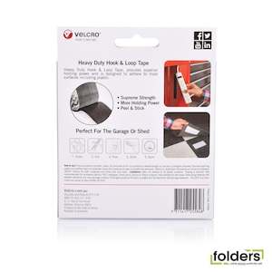 Household appliance: VELCRO 50mm x 2.5m Stick on Hook & Loop Roll/Tape