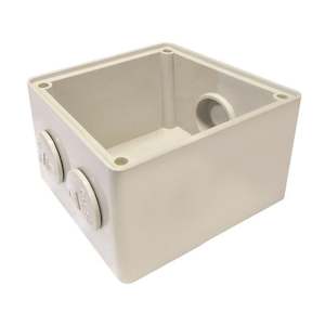 Tradesave Mounting Base 1 Gang Ip66, Stainless Steel Cover