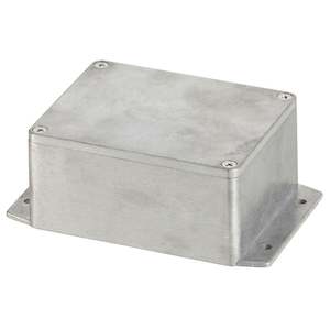 Household appliance: Sealed IP65 Diecast Aluminium Box - Flanged 115x90x55mm