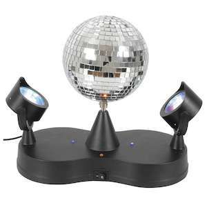 Household appliance: Rotating Disco Ball with LED Spotlights