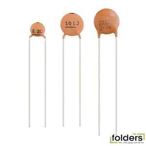 50VDC Ceramic Capacitors (1.2pf to 100nf) - Pack of 2