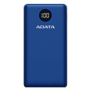 Adata P20000Qcd 20000Mah Quick Charge Powerbank - Blue PWR075