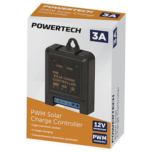 Powertech Miniature 12V 3A PWM Solar Charge Controller