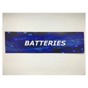 Household appliance: Electus Resellers Category Sign Blue Batteries FH2332