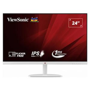 Viewsonic Va2432-H-W 24" Ips Fhd Dp 100Hz White Monitor AF2433W