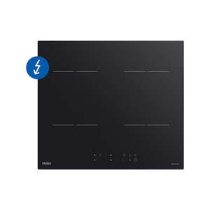 Haier Induction Cooktop, 60cm, 4 Zones, Low Current HCI604TPB3