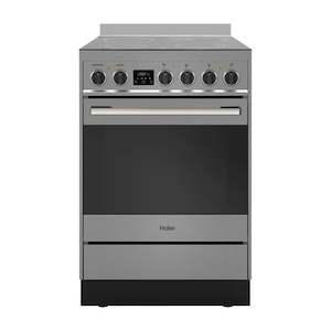 Household appliance: Haier Freestanding Cooker, Electric, 60cm, 4 Elements HOR60S9CESX1