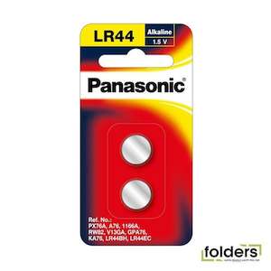 Panasonic LR44 Micro Alkaline Button Battery