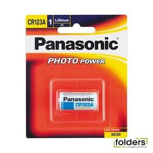 Panasonic CR-123A Photo Lithium Camera Battery