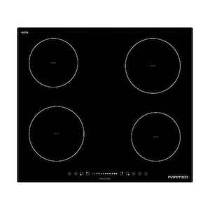 Parmco 600mm, Induction, Black, 4 Element Cooktop  I  Series 3 HO36BI4