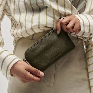 Stitch & Hide | Lucy Pouch | Olive