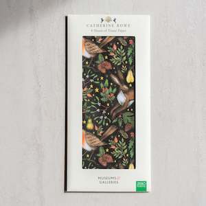 Cards / Stationery: Printed Tissue Paper | ‘Christmas Garden' Pattern