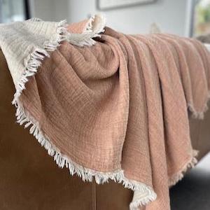 Linen + Cotton Blanket | Terra