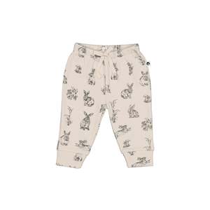 Burrow & Be | Organic Cotton Fleece Pants | Almond Burrowers