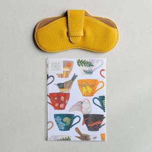 Glasses Case - Soft + Lens Cloth - Crown Lynn Tea Cups