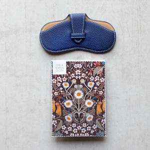 Glasses Case | Blue | Soft + Lens Cloth | Putiputi