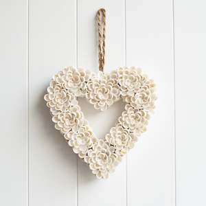 Folklore Shell Ornaments Decorations: Folklore Shell Love Heart | Large