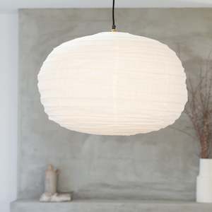 Linen Light Shade | Labu - 60cm | Off-White