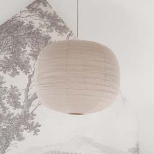 Light Shades Nz: Linen Light Shade | Labu - 80cm | Natural