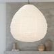 Linen Light Shade | Pear - 60cm | Off-White