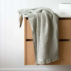 Turkish Towel | Waffle | Sage Grey