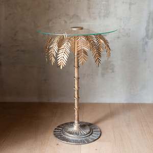 Palm Tree Side Table