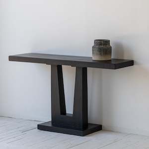 Jones Wedge Console | Brushed Matt Black