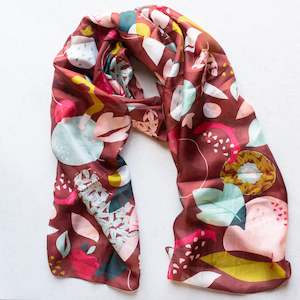 Long Silk Scarf | Fruity