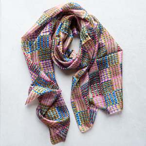 Scarves: Printed Silk Scarf | 50 x 180