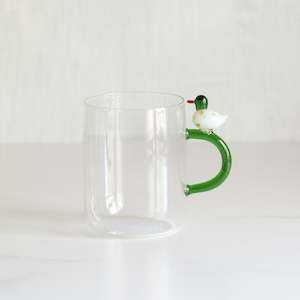 Cups Mugs Teapots: Glass Mug | Quackers