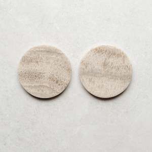 Marble Onyx Coasters | Pair | F