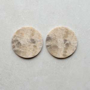 Marble Onyx Coasters | Pair | C