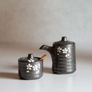 Soy Sauce + Condiment Pot Set | Blossom