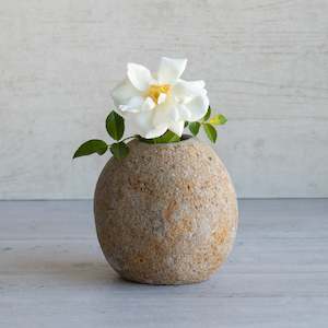 Natural Stone Flower Vase | Small