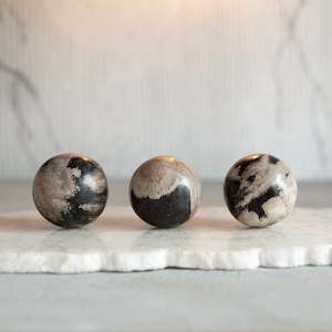 Petrified Wood Balls | Set of Three 'F' [6cm]