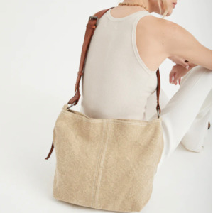 Juju & Co. | Baby Jute Slouchy Bag | Natural