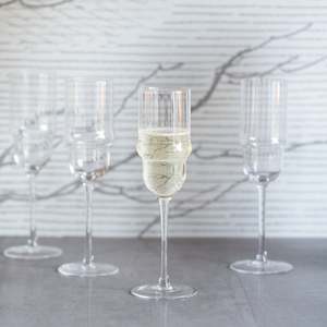 Spade Champagne Glass | Set of 4