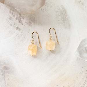 Jewellery: Earrings | Faceted Citrine