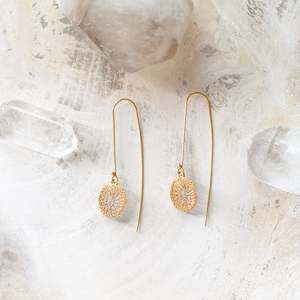 Jewellery: Milena Zu | Gold + Silver Disc Earrings