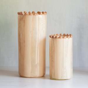 Just Added: Pettine Stripe Glass Vases