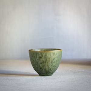 Japanese Ceramics | Sencha Ridged Tea Cup