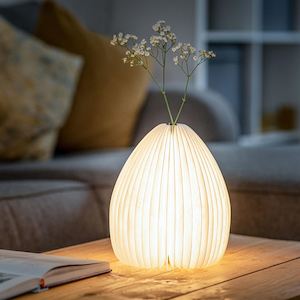 LED Vase Lamp | American Walnut base