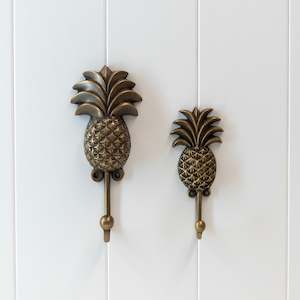 Coat Hooks: Brass  Pineapple Hook | Large