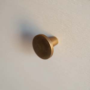 Brass Drawer Knob | Classic Circle